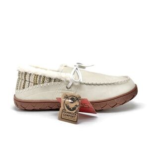Flojos Gracias Slippers Faux Leather Ivory Size 9